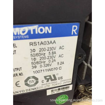 Sanyo Denki Servo Drive RS1A03AA